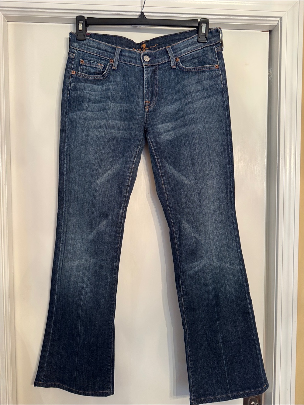 7 For All Mankind Women's Dark Wash Bootcut Jeans